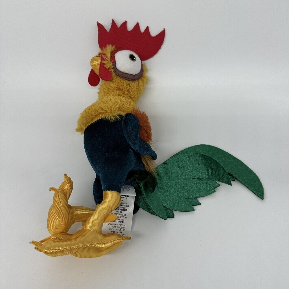 Disney Store Collection Moana 12” HEI HEI Rooster Stuffed Animal Chicken Plush